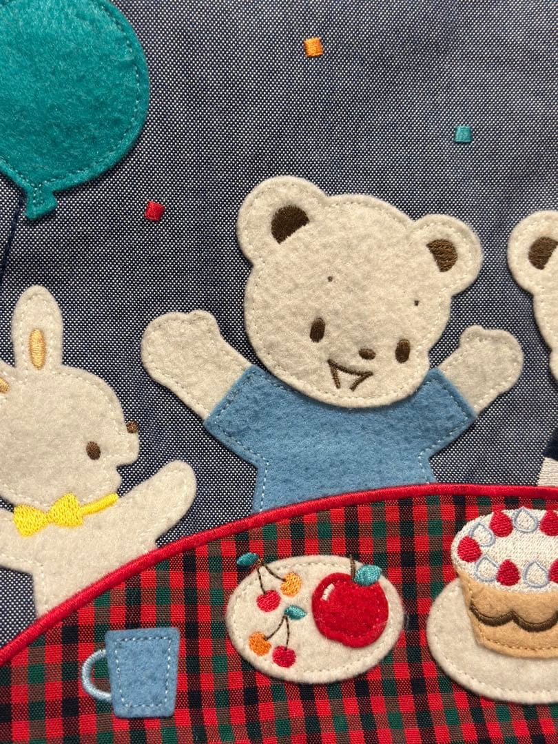 少しお値引き可能【中古】familiar デニムバッグ 限定販売 完売品