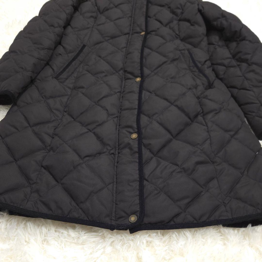 RALPHLAUREN ラルフローレン キルティング ロングコート 中綿 S 黒