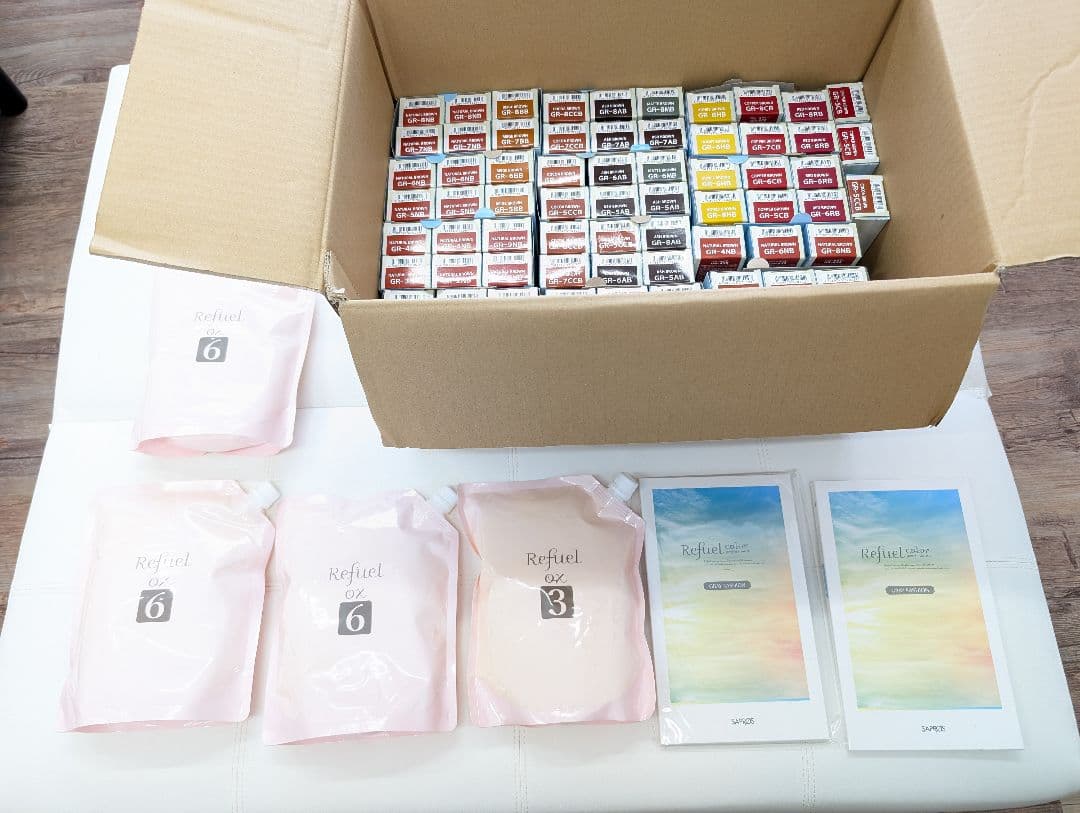 リフュール グレイカラー72本+OX４本+カラーチャート２冊 2025年5月購入