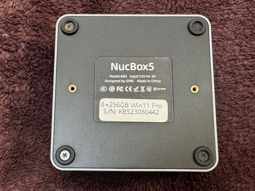 ミニPC GMKtec NucBox5 N5105 256GB 8GB WIN11 Pro