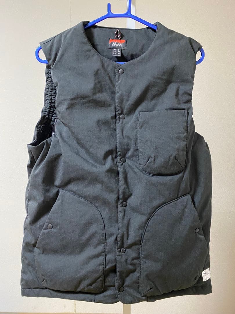 NANGA ヒノックリップストップ　インナーダウンベスト