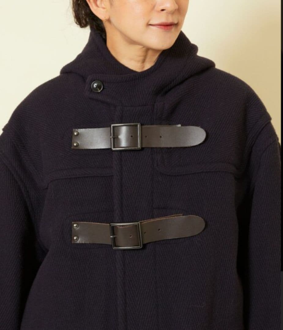 Freada　フリーダ　ダッフルコート　　　ネイビー