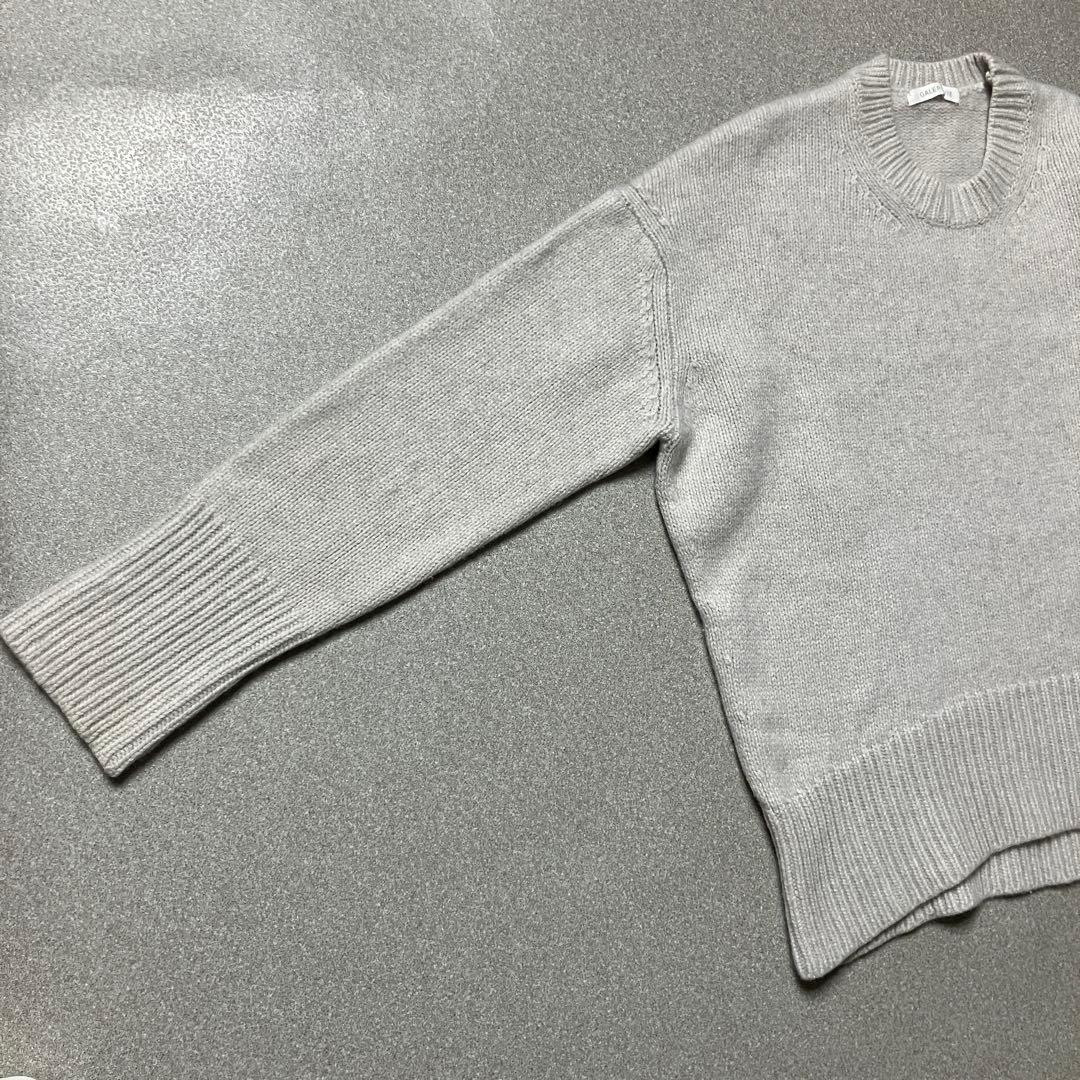 【近年モデル】ギャルリーヴィー ファインウール クルーネックプルオーバーニット