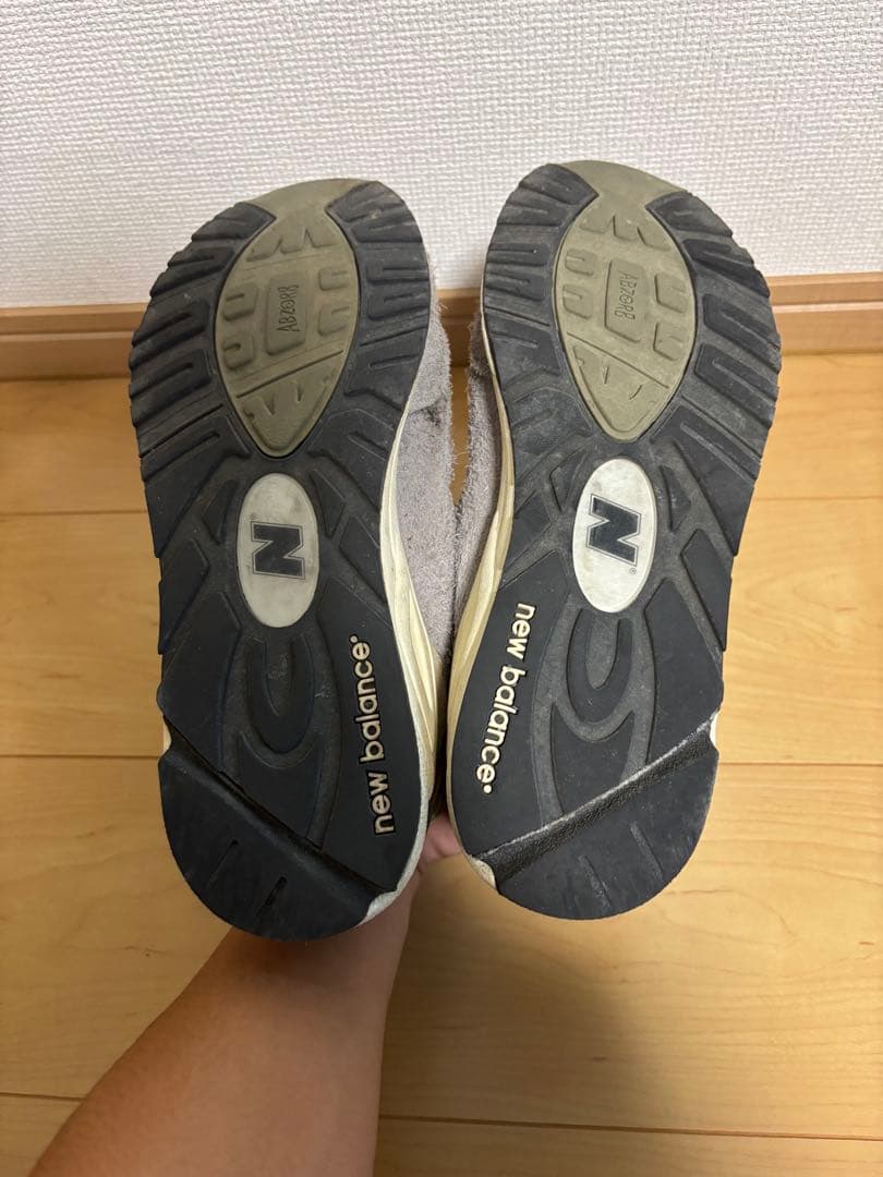 New Balance 990 スニーカー グレー/ベージュ