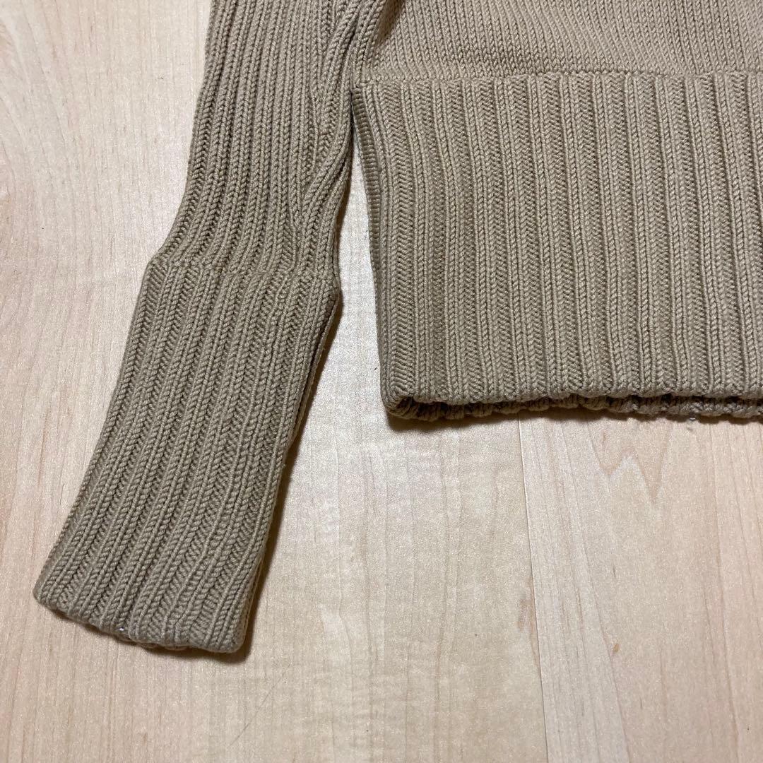 GUCCI グッチ ショート丈 ハイネック ニット セーター S ベージュ