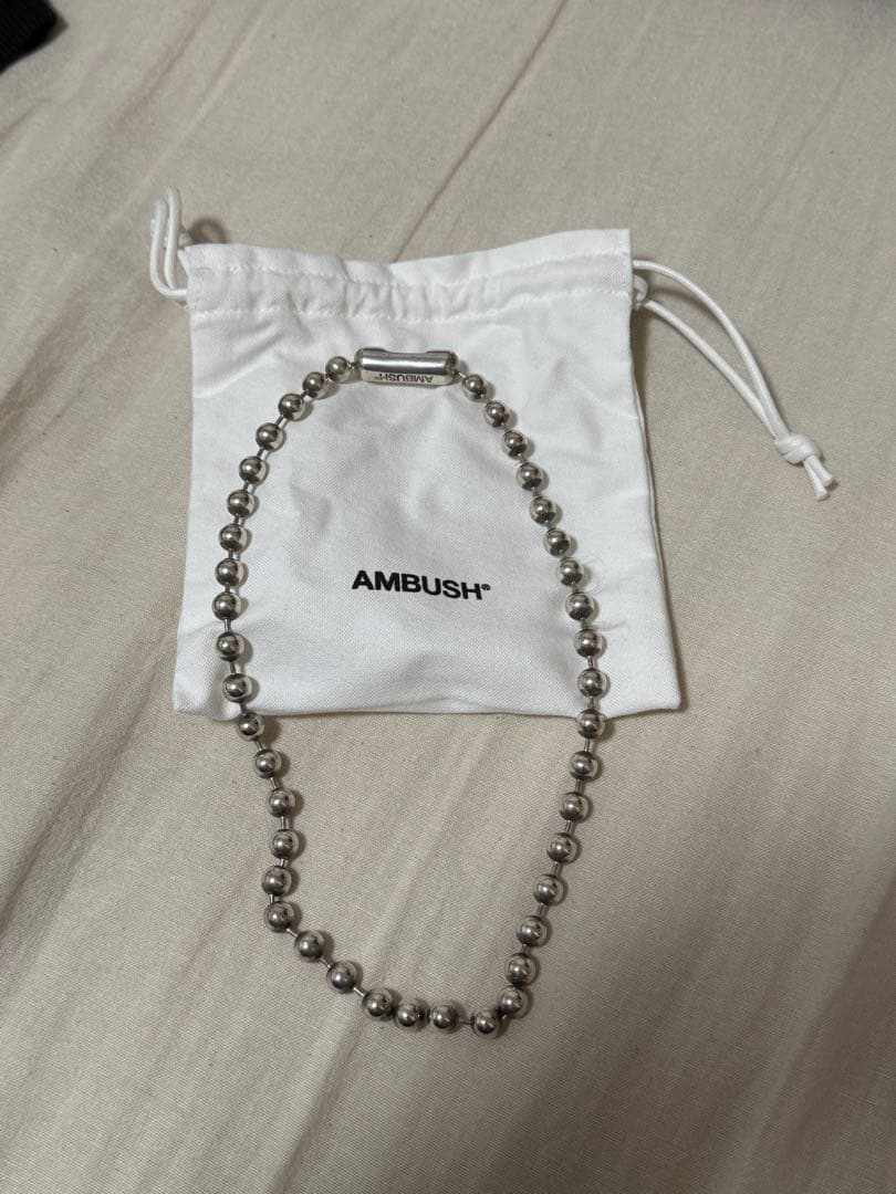 AMBUSH ボールチェーンネックレス L