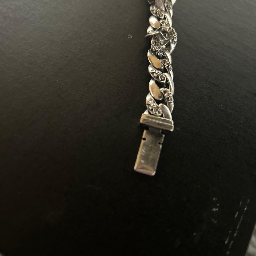 クロムハーツ フローラルクロス IDブレスレット フ アンシーチェーン