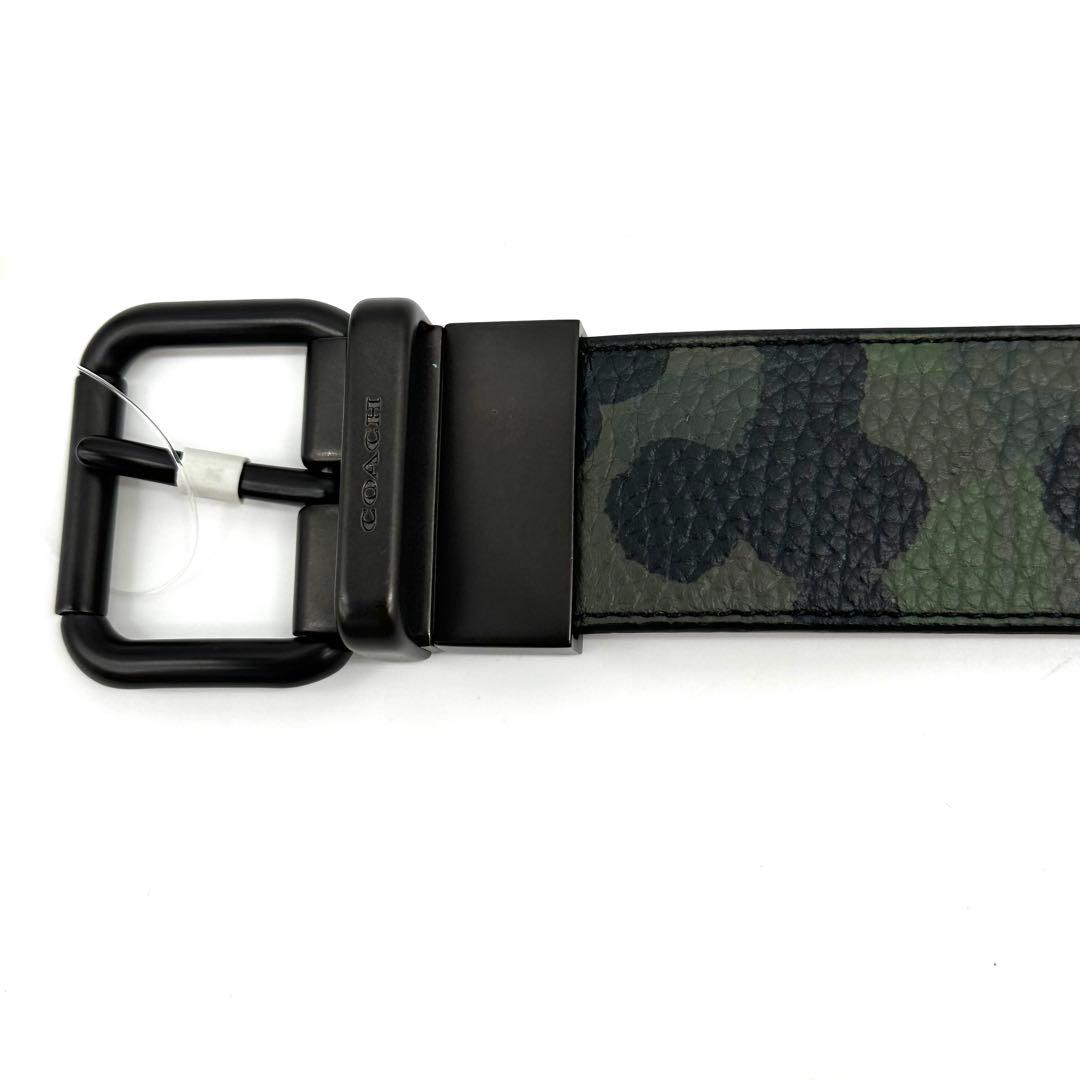 〈新品〉COACH コーチ カモフラ柄レザーベルト