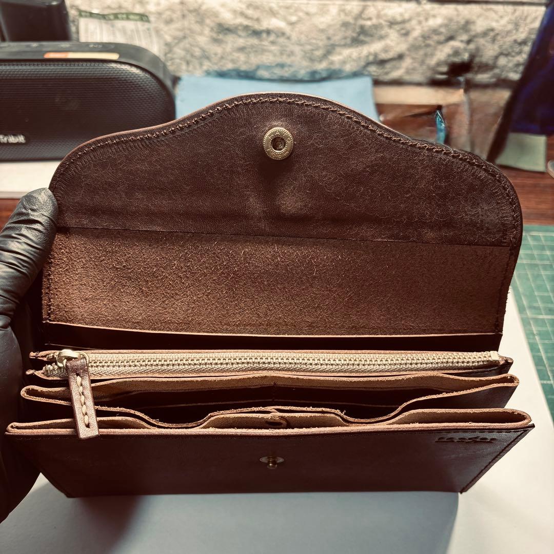 財布・ケース・小物入れ TANDEY vintage brown leather wallet