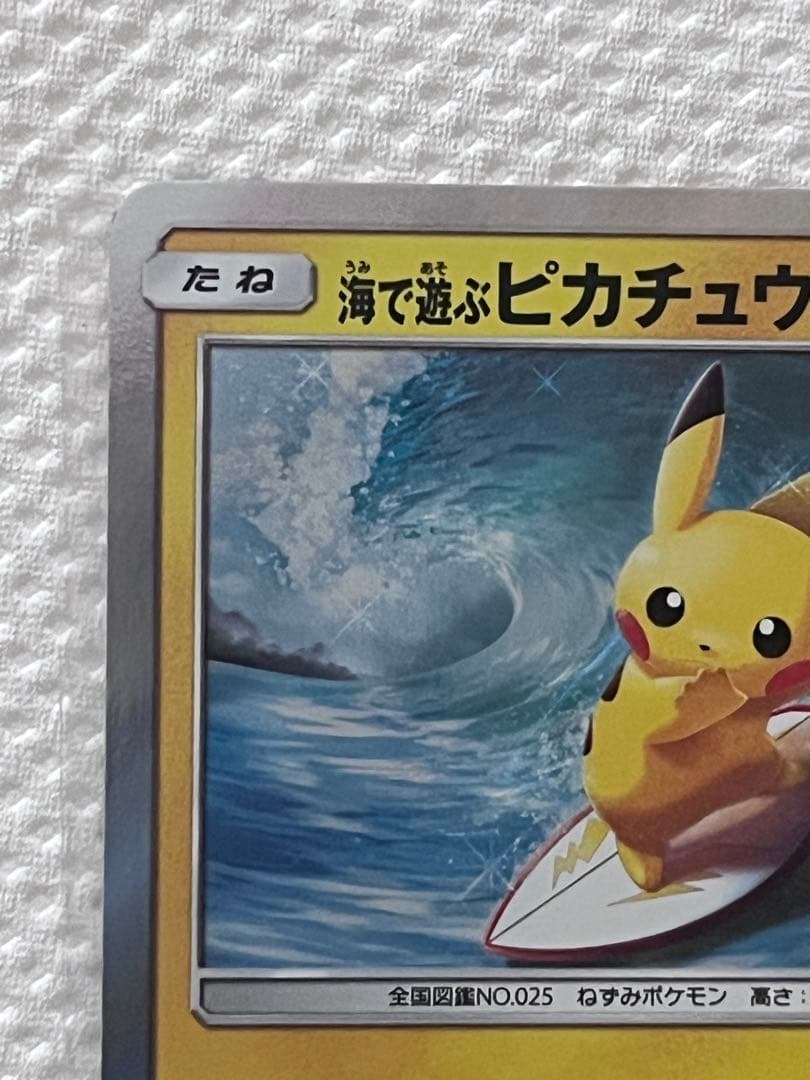【美品】海で遊ぶピカチュウ