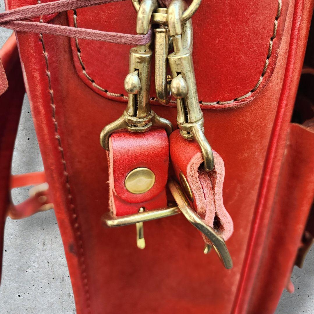 【HERZ】ランドセル／革／ヘルツ／鞄／レッド／大人／ハードレザー 40周年