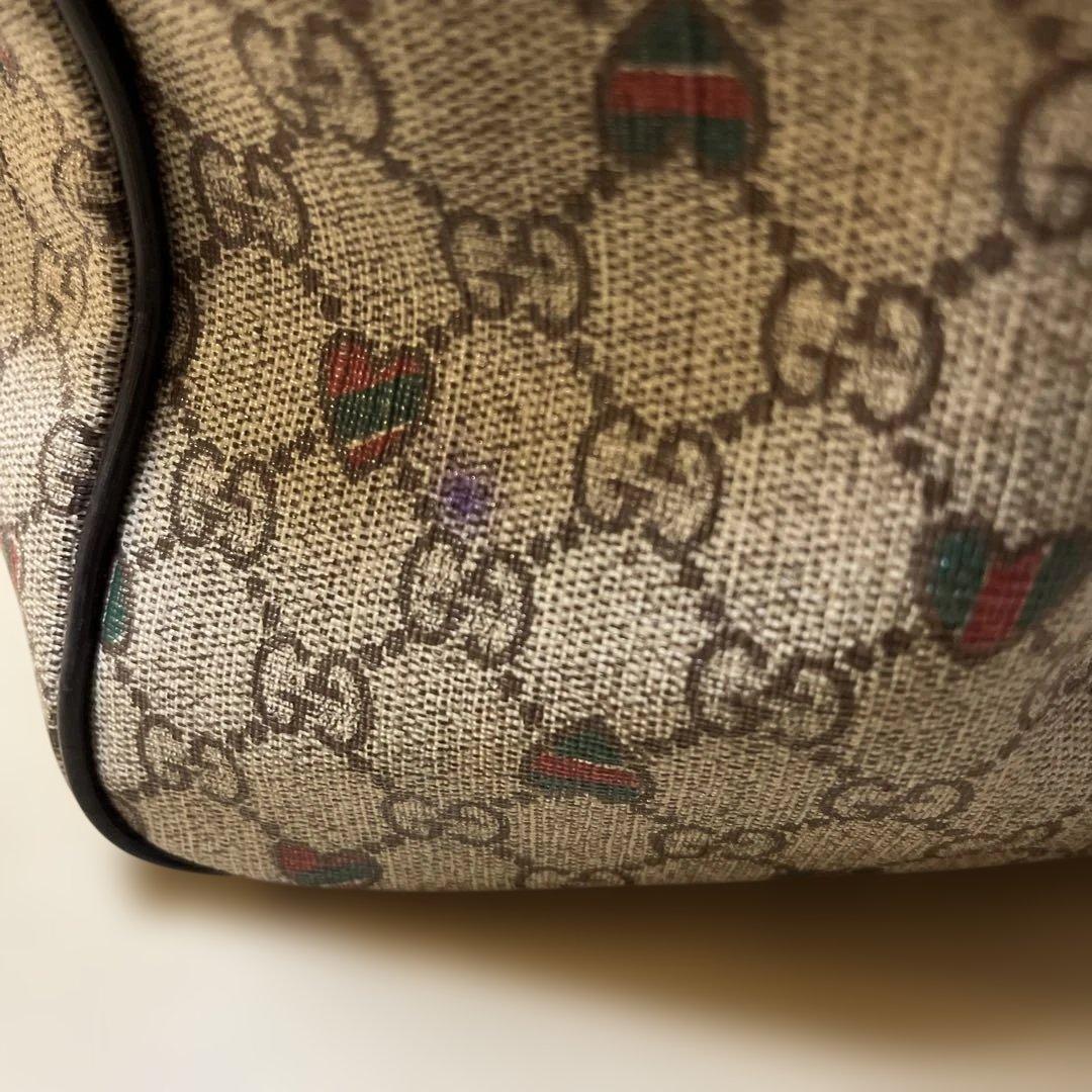 GUCCI グッチ　ハート柄　ミニボストンバッグ