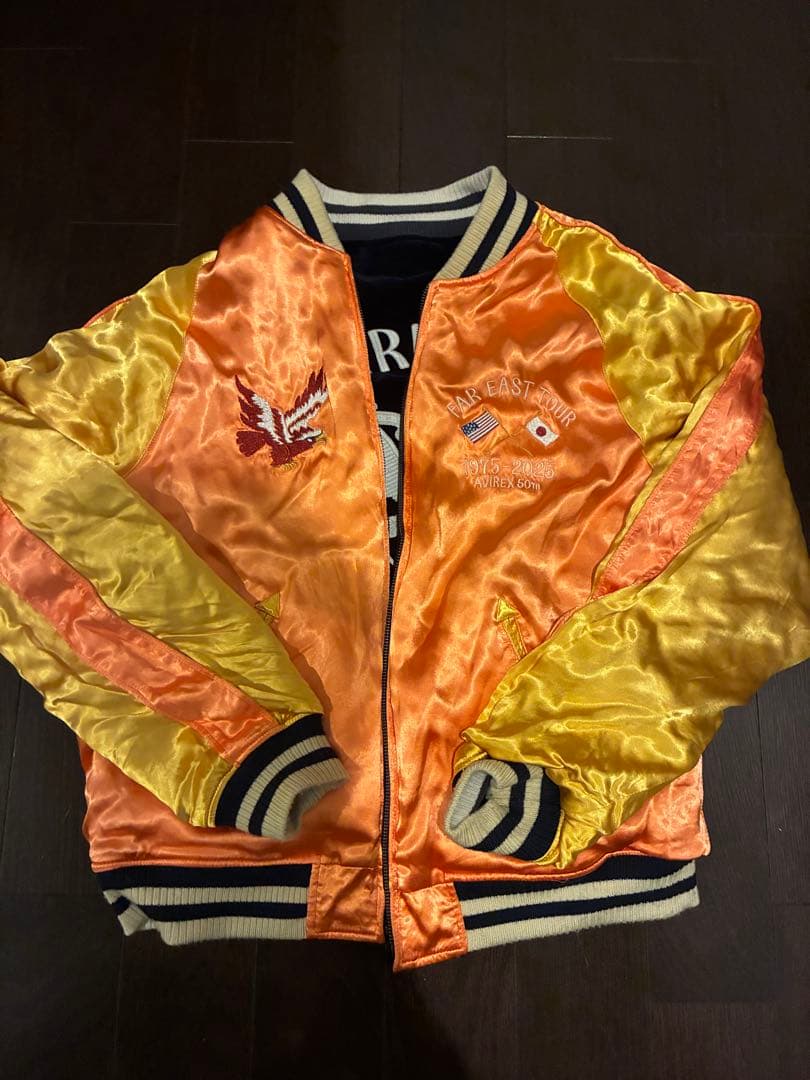 AVIREX 別珍スカジャンアビレックス　スーベニアベロア生地