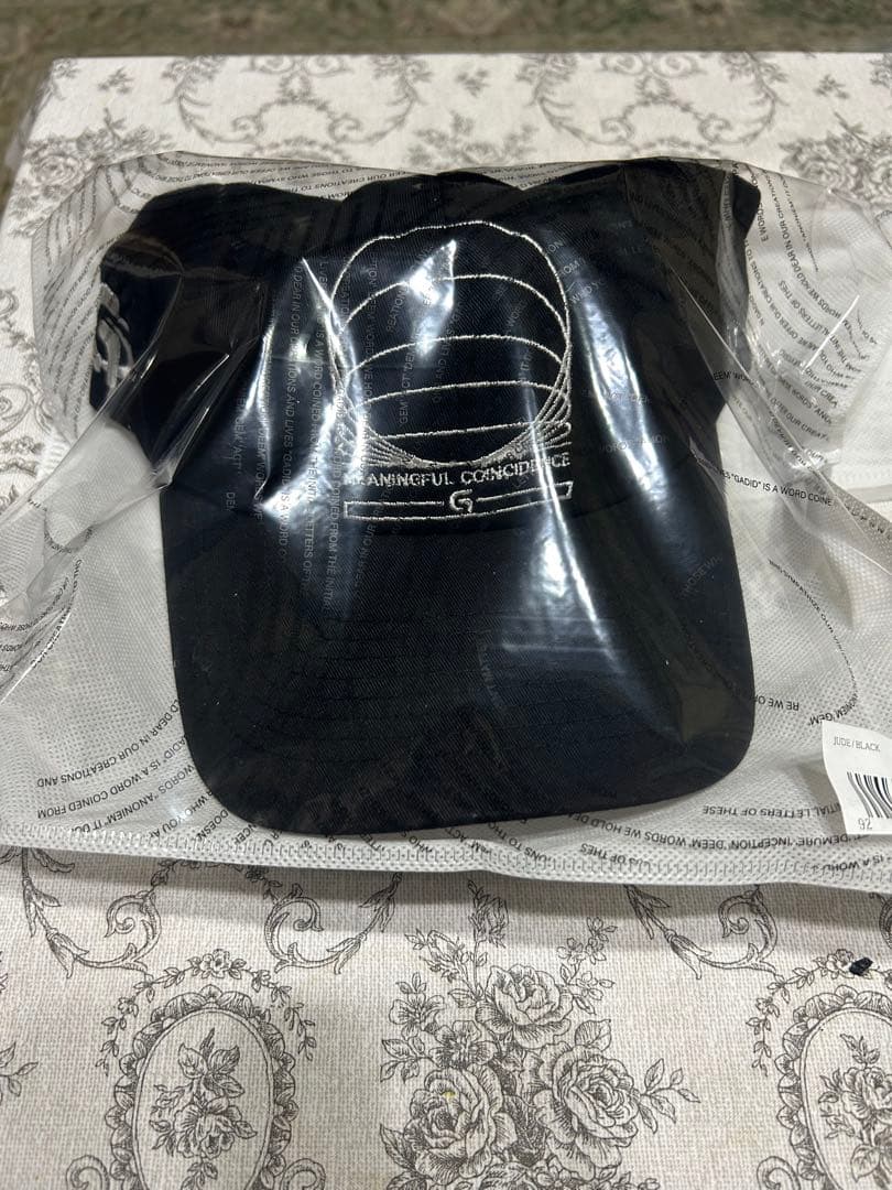 最終値下げ　GADIDANONIEM JUDE/BLACK CAP 刺繍キャップ