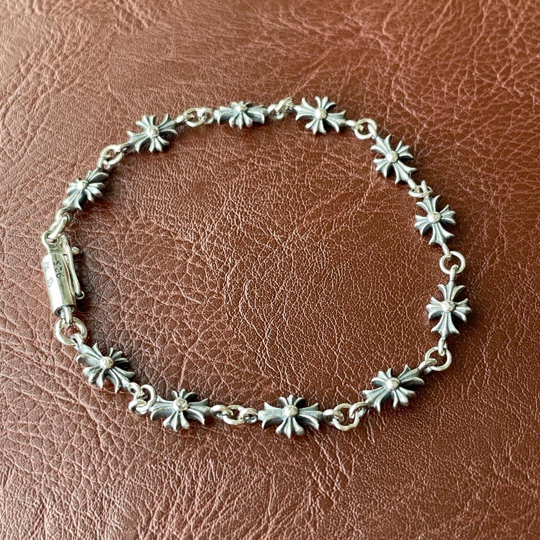 メンズ ブレスレット シルバー 925 クロス タイニーEプラス ユニセックス