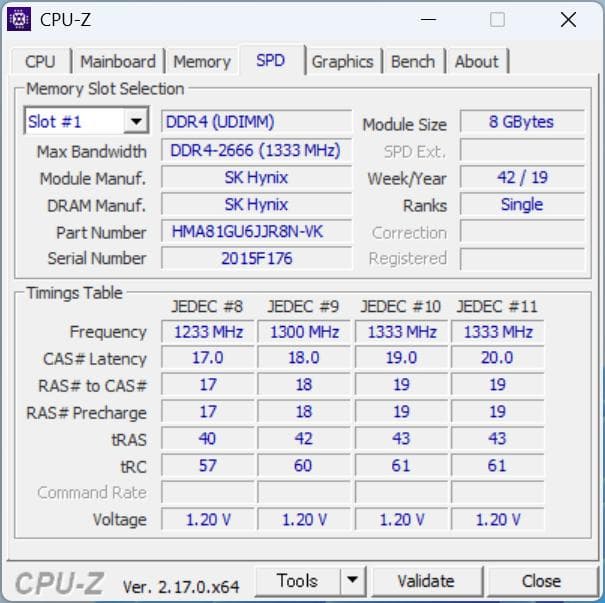 <動作確認済み>DDR4 8GB×4枚 32GB sk3
