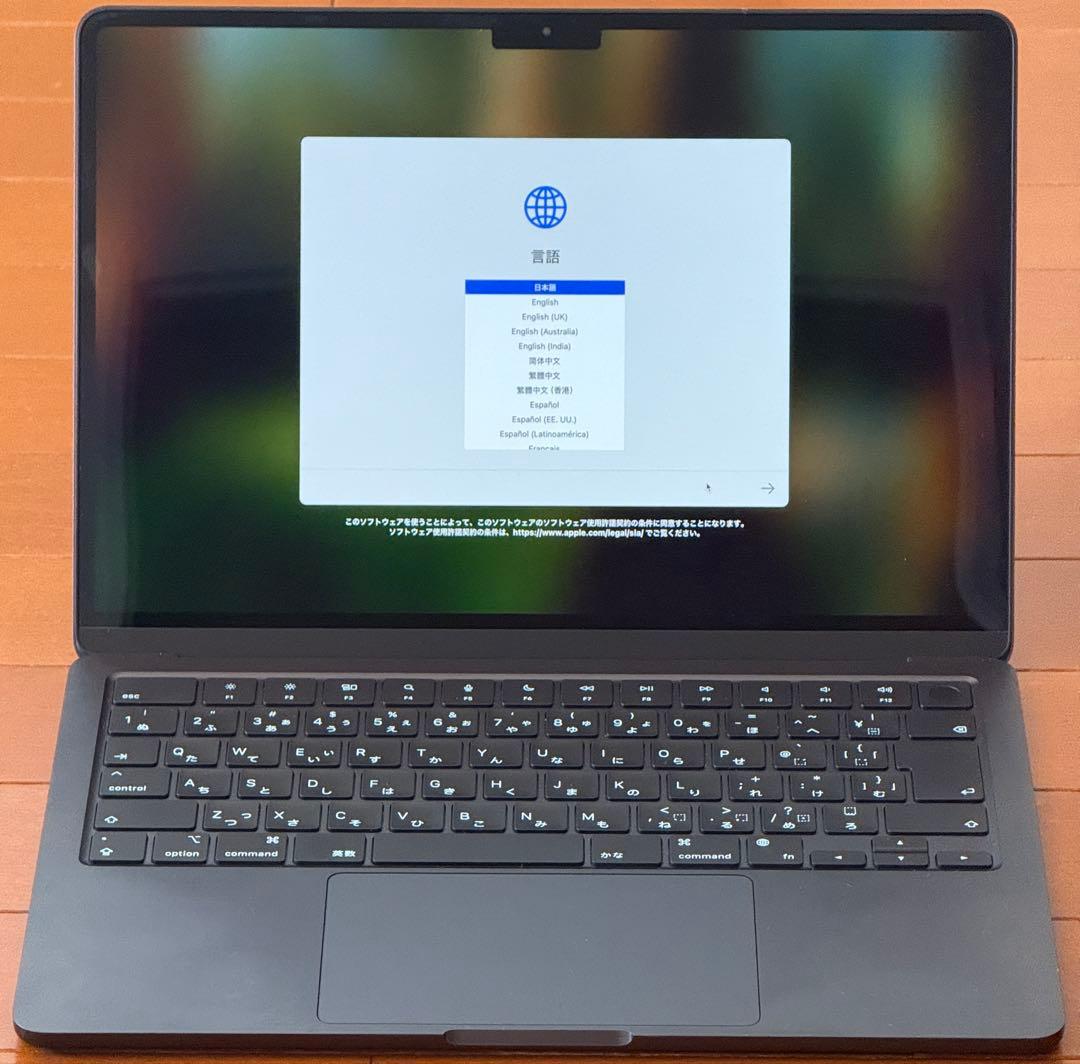 MacBook Air M2 13インチ 8GB 256GB ミッドナイト