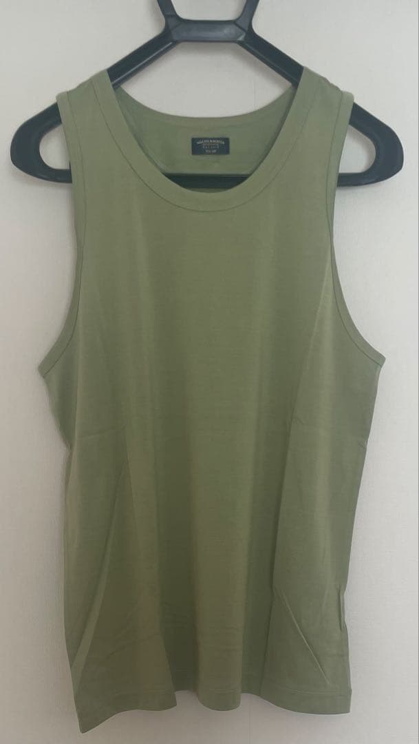 【未使用品】マーティーアンドサンズ ウォッシャブルシルク天竺タンクトップ