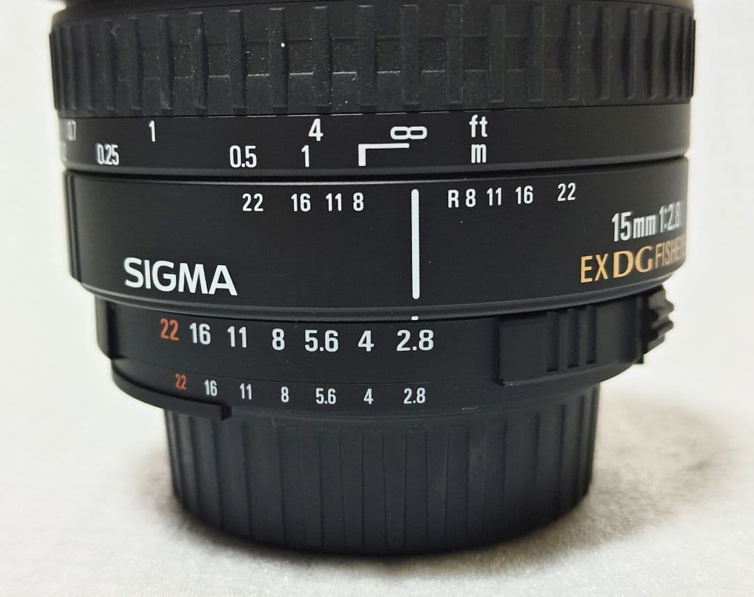 シグマ 15mm F2.8 FISHEYE ニコン Fマウント