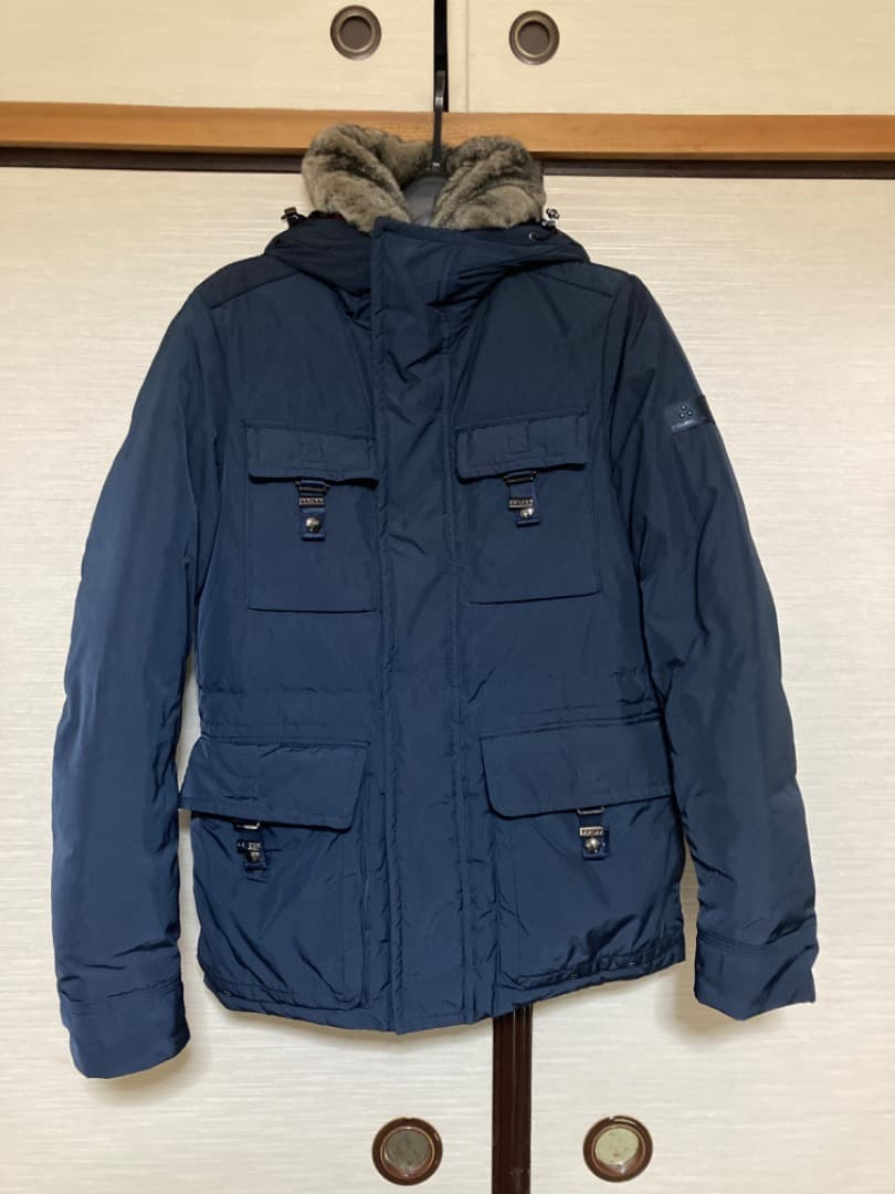 ピューテリー PEUTEREY ネイビー ダウンジャケット XS