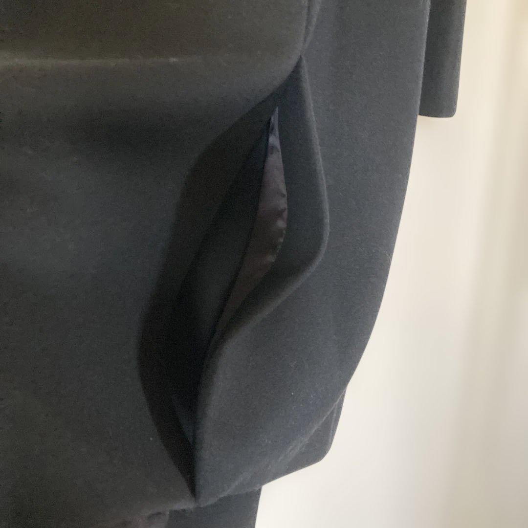 新品タグ付★UNITED TOKYO 黒ノーカラーコート　卒入園卒業式セレモニー