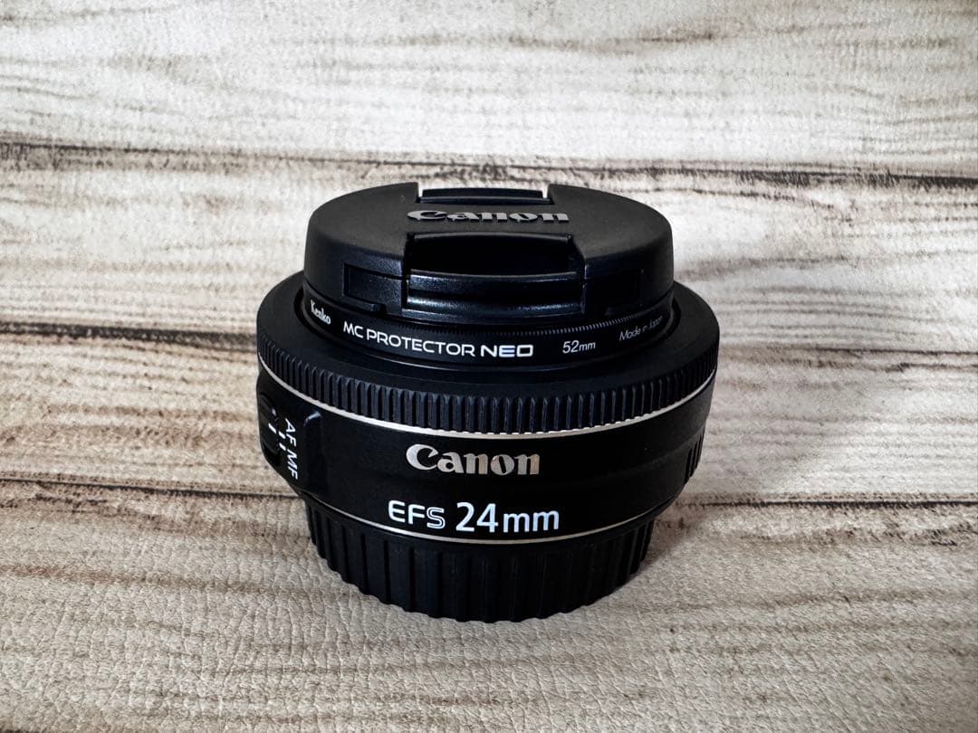 【Canon】箱有り　レンズ　EF-S 24mm F2.8 STM