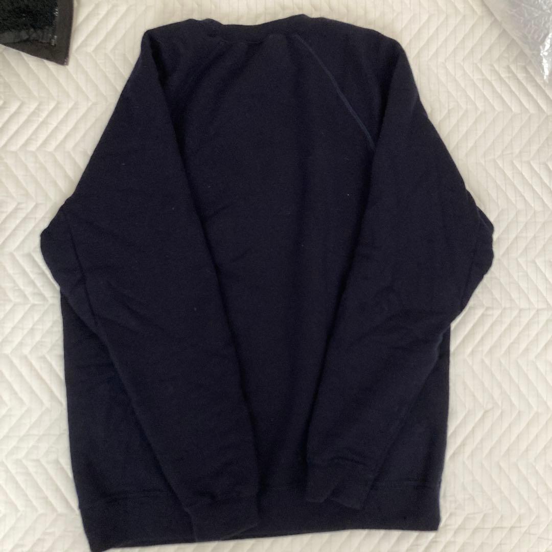 イエティナ　yetina トレーナー　スウェット　M ネイビーリラックスフィット