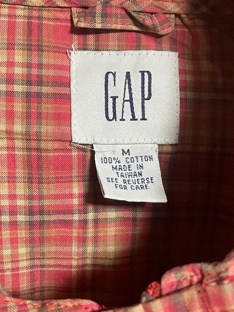 GAP OLDGAP コットン　アノラック　チェック　オールド　ギャップ