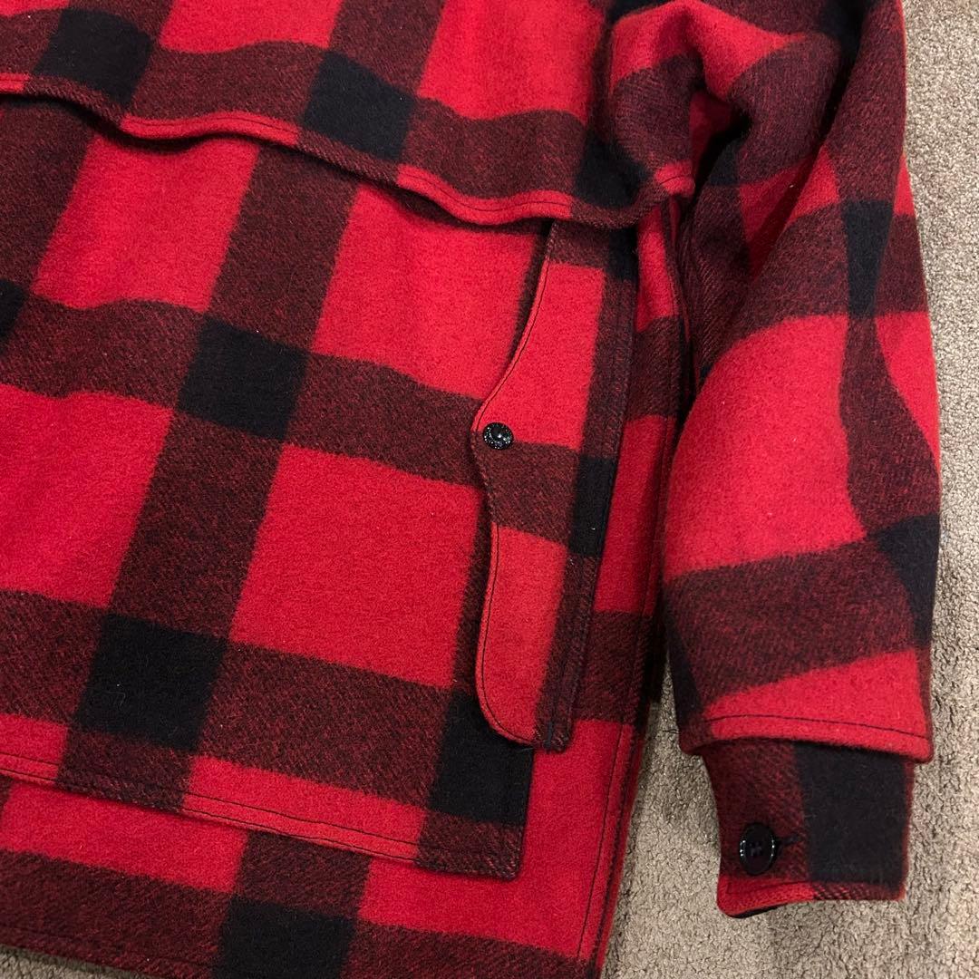 【極美品】FILSON マッキーノクルーザー　40　チェック　レッド　アメリカ製