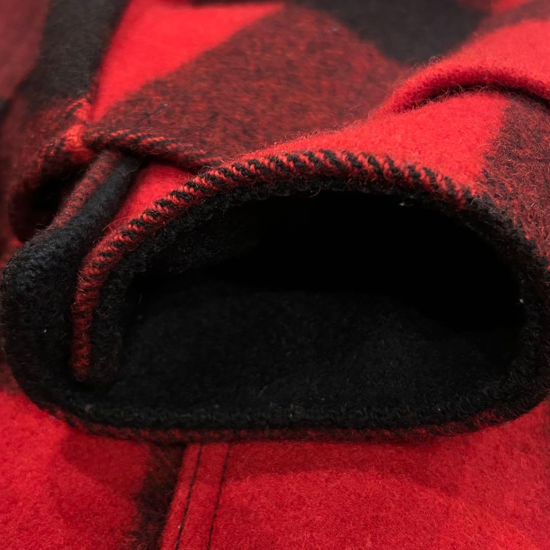 【極美品】FILSON マッキーノクルーザー　40　チェック　レッド　アメリカ製