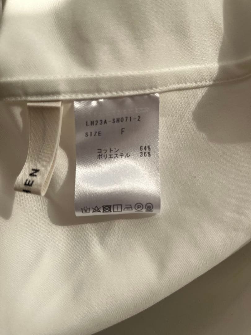 LOHEN ローヘン　ハイカウントボサムシャツ（White）