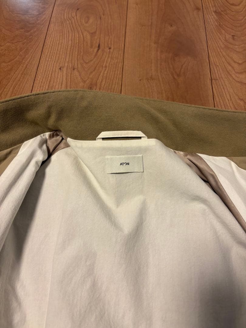 ジャケット・アウター ATON 22SS GIZA WEATHER HARRINGTON JACKET
