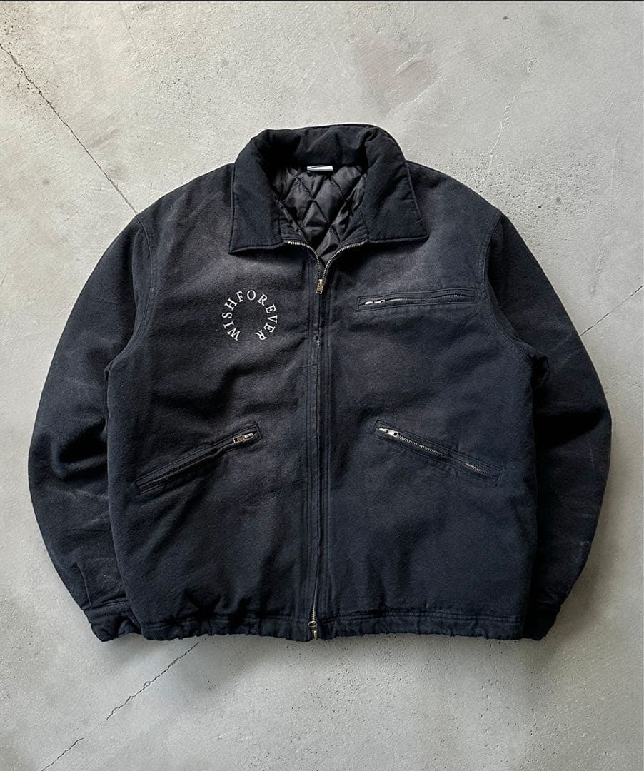 WISH FOR EVER/ドローコードビンテージライクショートダックジャケット