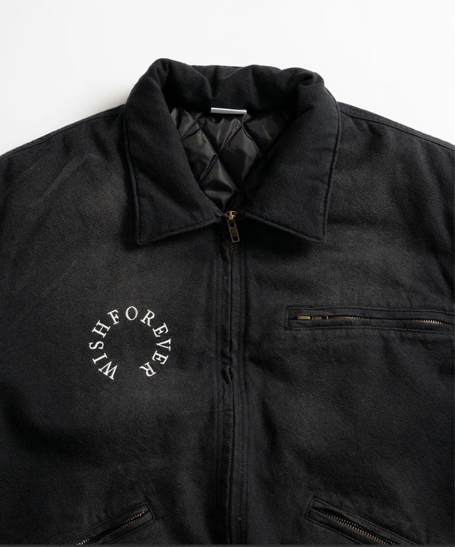 WISH FOR EVER/ドローコードビンテージライクショートダックジャケット