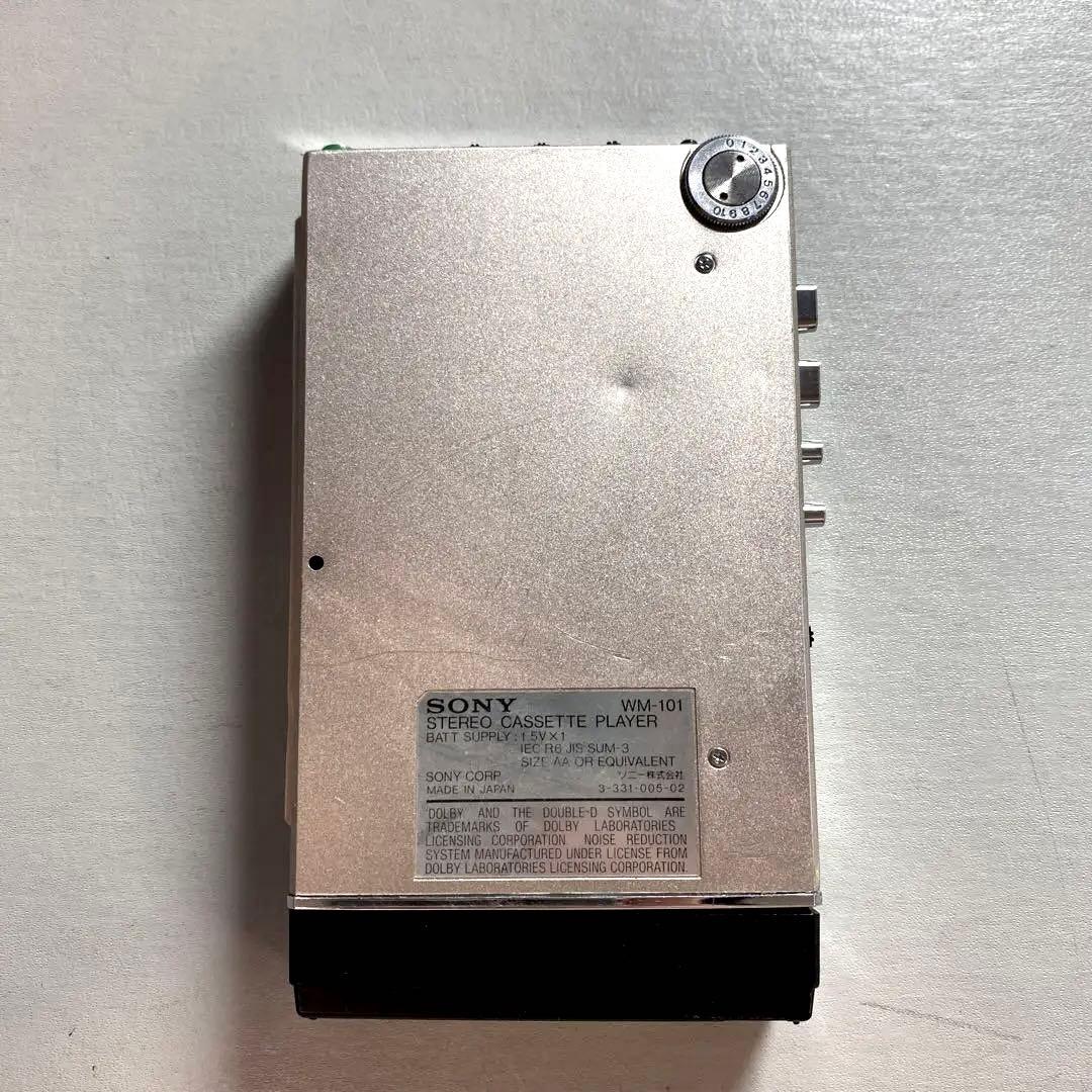SONY ソニー　WALKMAN ウォークマン　WM-101 カセットプレーヤー