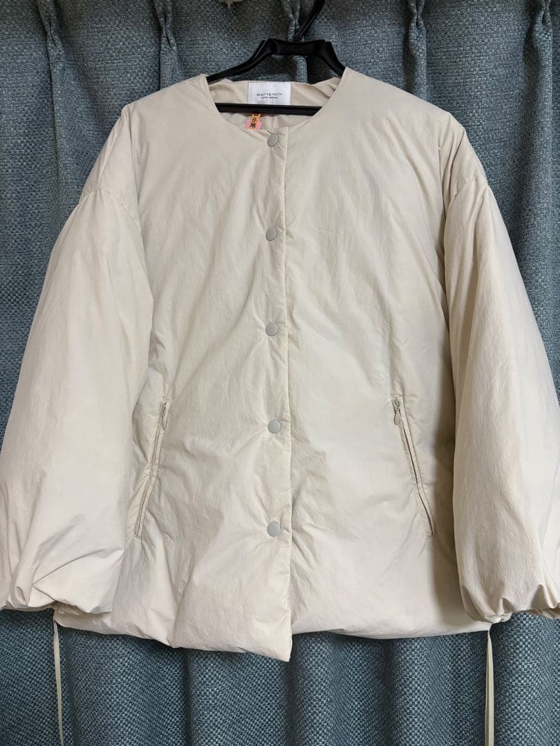 fennel BEAUTY&YOUTH ナイロンマフラーダウンジャケット