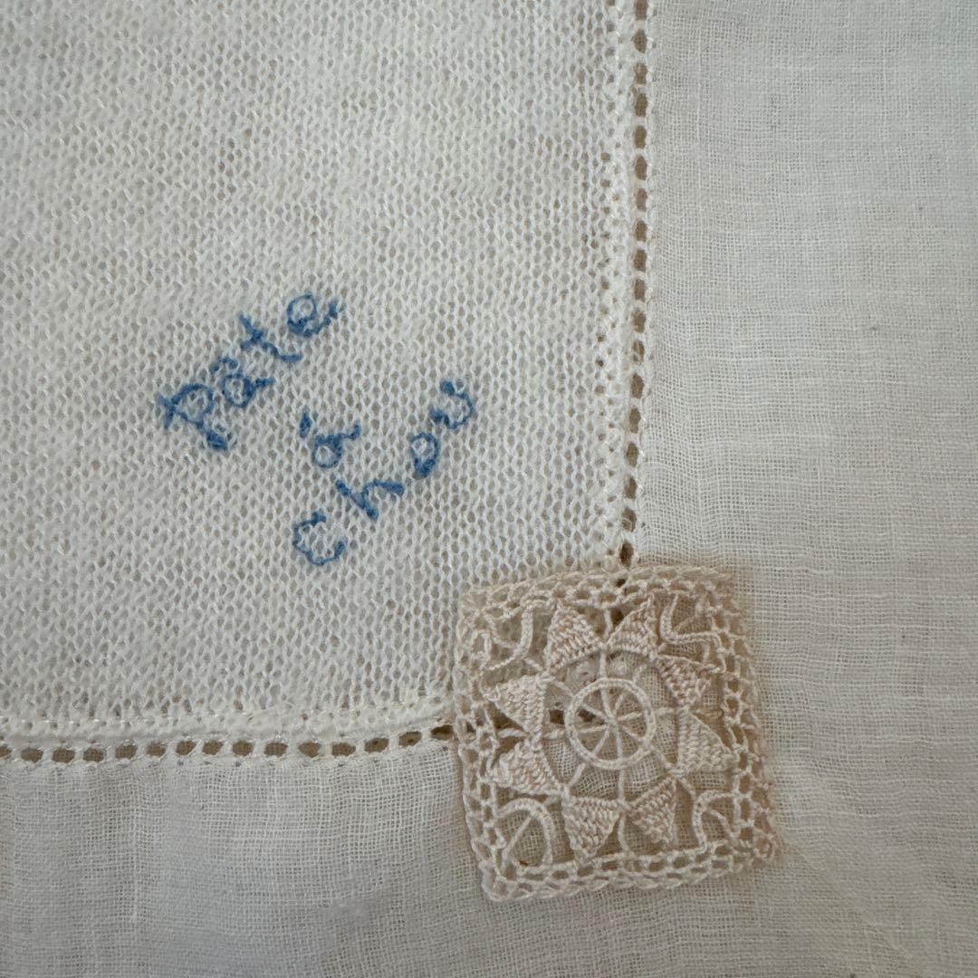 Pate a Chou パトアシュ　アイボリー カシミヤストール