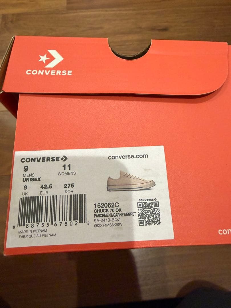 新品コンバースCONVERSE CT70 27.5cm