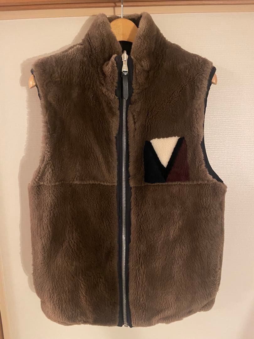 【極希少/美品】ルイヴィトン ヌートリアファー リバーシブル パファベスト 54