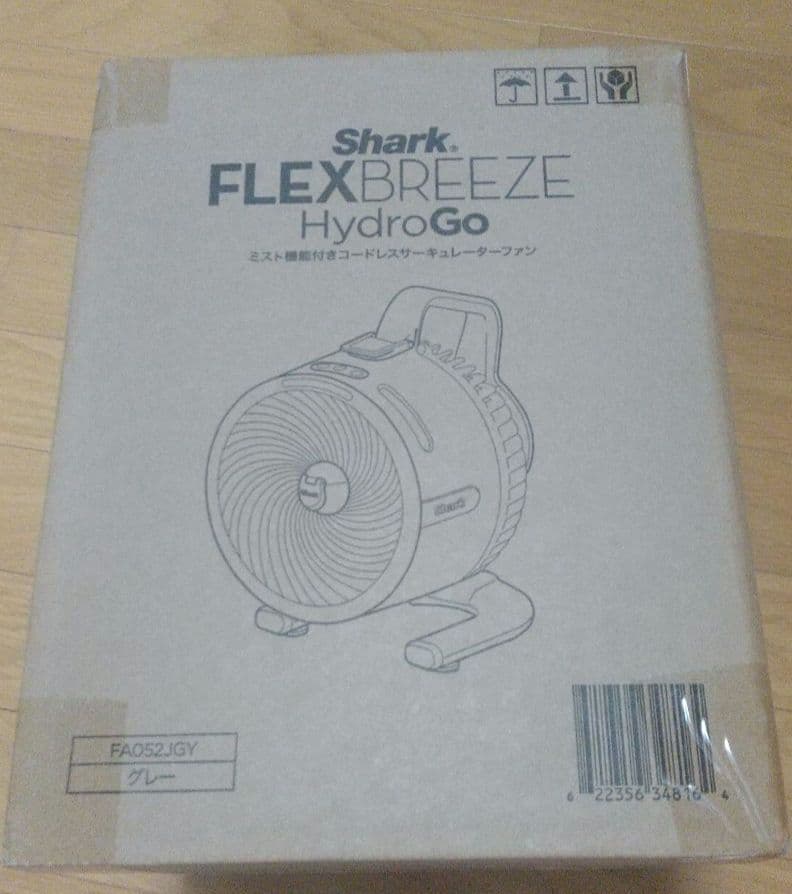 【新品】Sharkミスト機能付コードレスサーキュレーターファン FA052JGY