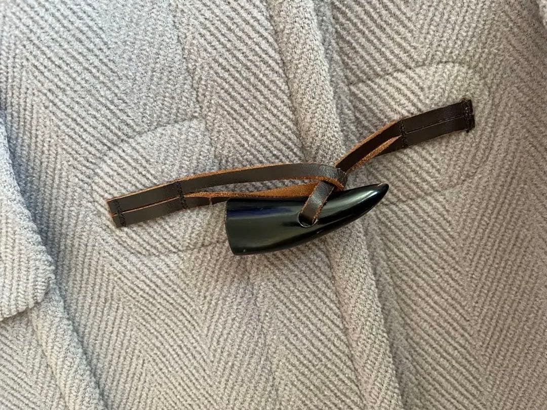 美品　OLD ENGLAND グレー ダッフルコート　size8