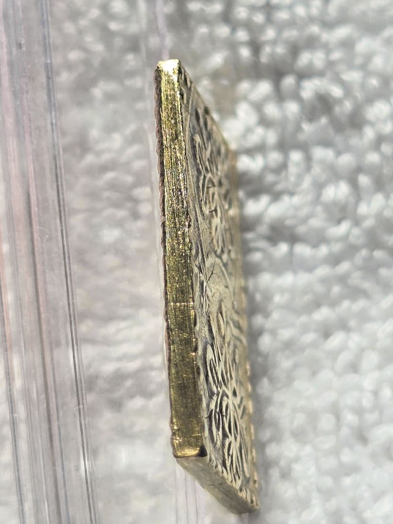 安政二分金 二分判金 3 古金銀 金貨 アンティーク  検索：二朱金