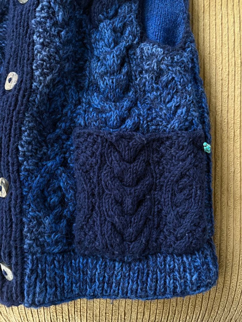 ソ*ル様 新品‼︎ Slow H スローハンズ ケーブル編み ニットベスト ネイ