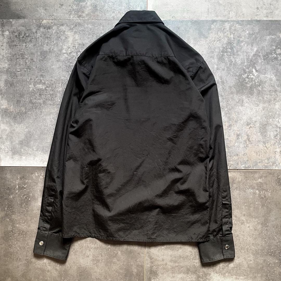 OLD Agnes b. homme PARIS ジップシャツ アニエスベー 黒