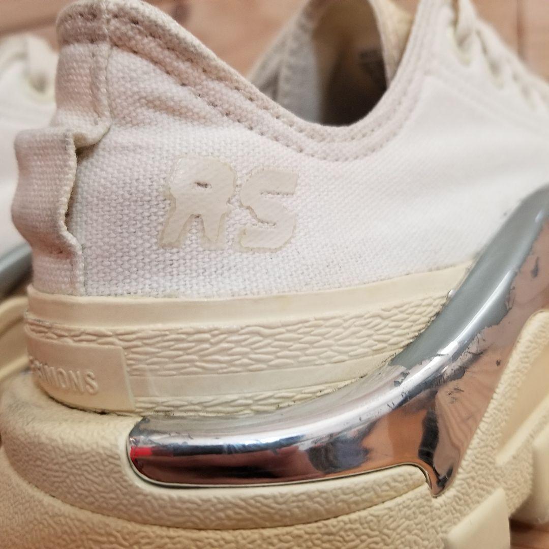 美品　アディダス デトロイト ランナー ラフ シモンズ　アイボリー　25.0