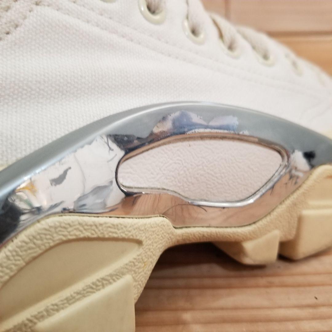 美品　アディダス デトロイト ランナー ラフ シモンズ　アイボリー　25.0