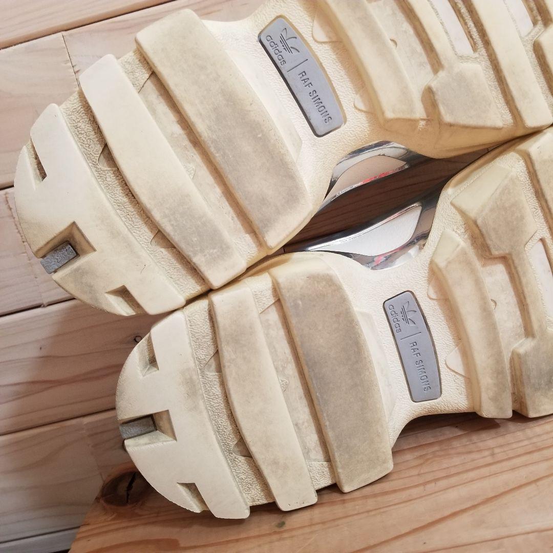 美品　アディダス デトロイト ランナー ラフ シモンズ　アイボリー　25.0