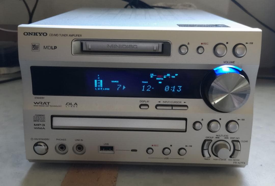 ONKYO オンキョー FR-N7FX CD/MD/USB コンポ 動作良好美品