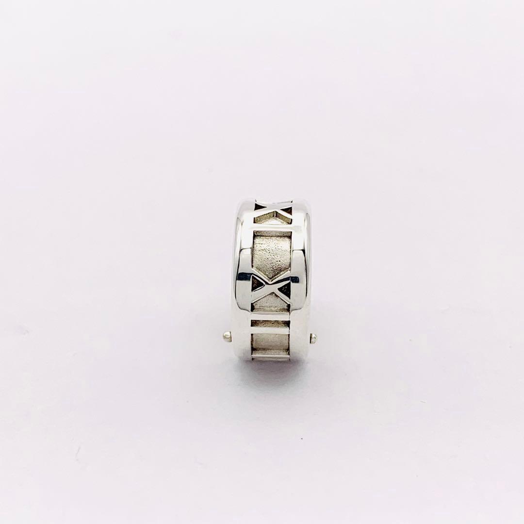 美品 オールドティファニー アトラス フープ ピアス 片耳 シルバー925