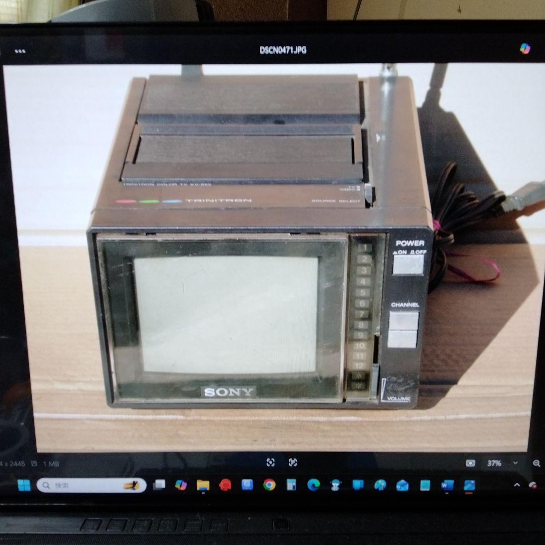 SONY TRINITRON COLOR TV KV-6X2 ポータブルテレビ